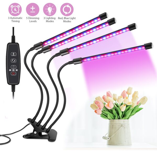 Auto Timer Indoor Flowers-LED Grow Light Lamp