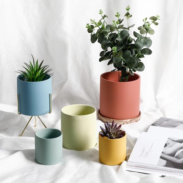 Colorful Ceramic Flowerpot