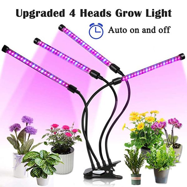 Auto Timer Indoor Flowers-LED Grow Light Lamp