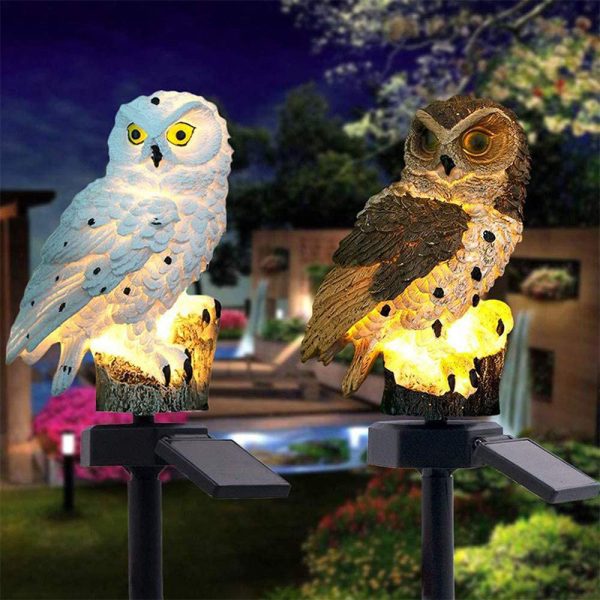 Decorative Resin Owl LED Light