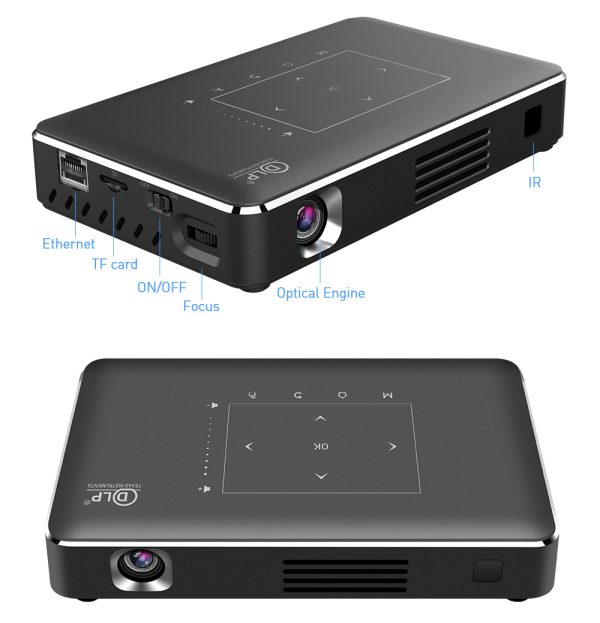 Mini Projector-3D 4K Smart Android 9.0 WiFi