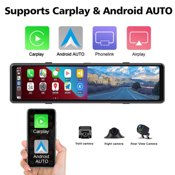 Android Auto Rearview Mirror