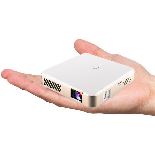 Mini Portable Projector-Movie Home Video Beamer Support Built-in Battery WIFI Outdoor Android Full HD 1080p 4K