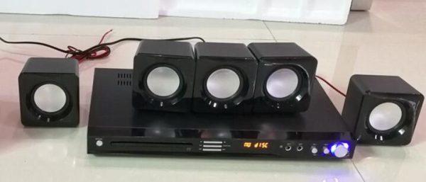 Portable Dvd Home Theater Speakers-Remote Control 5.1ch Amplifier