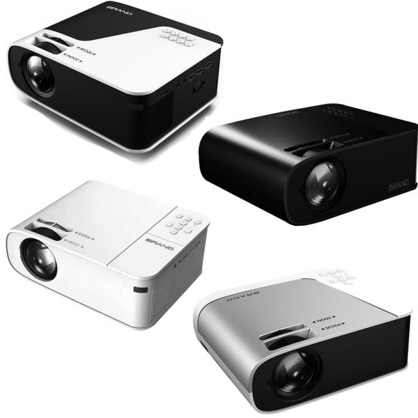 Portable Projector-4000 Lumens Mini Projector Wifi Smartphone 3D LCD LED Video Home Projector Movie Proyector