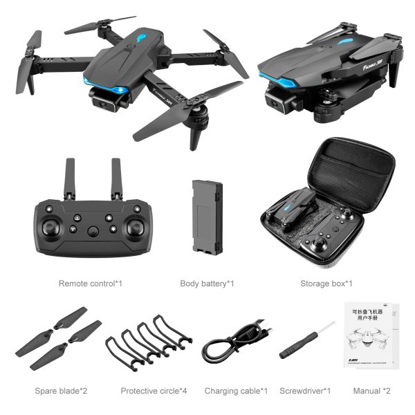 Mini Professional Foldable RC Drone-4K HD Dual Camera Wifi