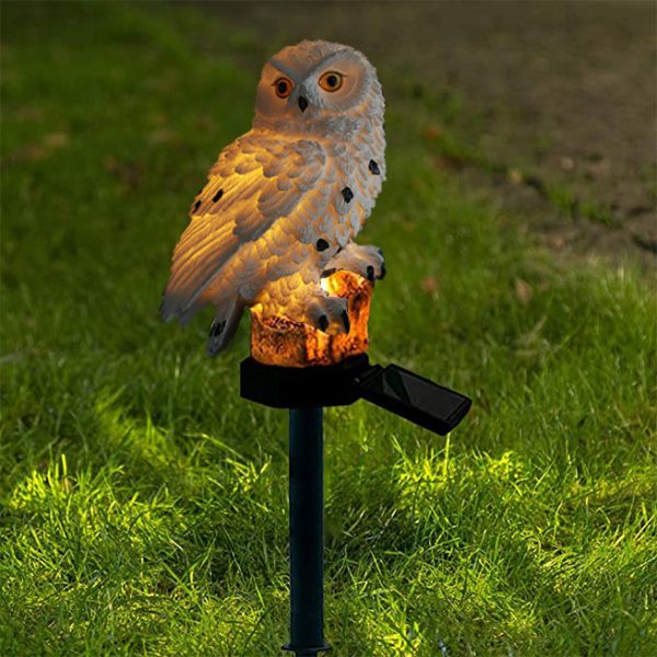 Decorative Resin Owl LED Light