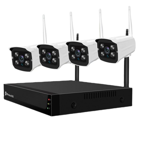 Smart Home Wireless Security Camera-4CH 1080P HD NVR  v380 IP camera