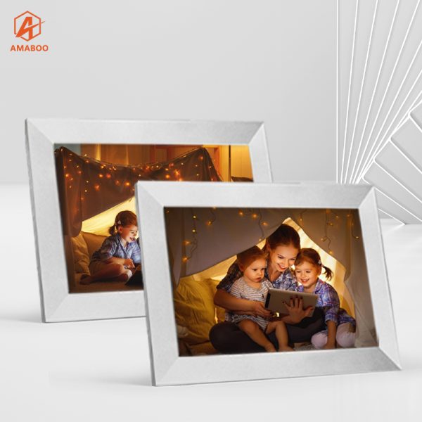 Digital Picture Frame-WIFI 10 inch with BiuFrame App Photo Frame IPS-Touch Screen Display Motion Sensor Frame