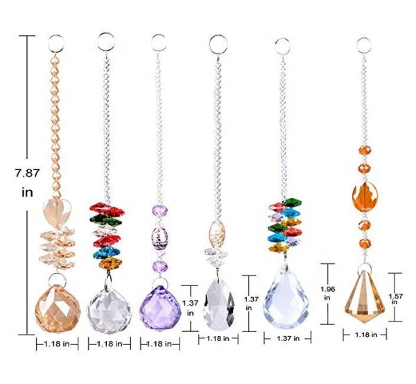 Chandelier Prisms Octagonal Chakra Crystal Balls