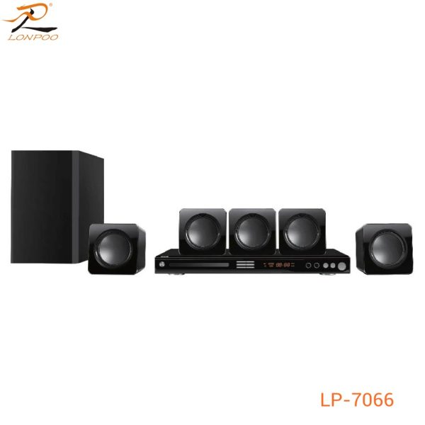 Portable Dvd Home Theater Speakers-Remote Control 5.1ch Amplifier