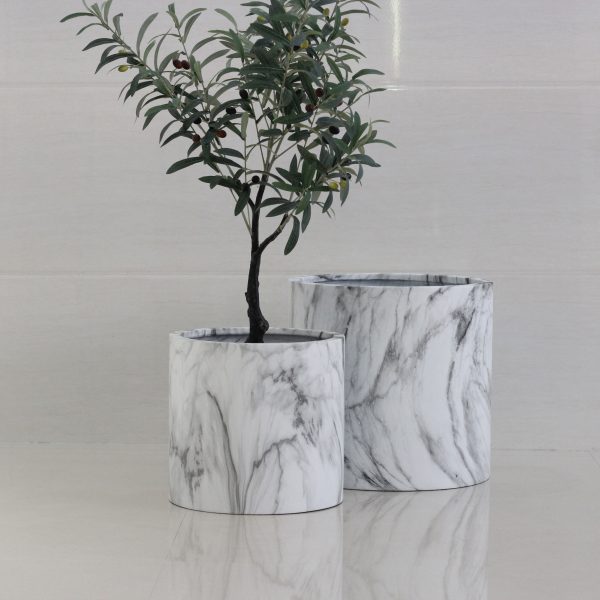 Concrete Fiber Glass Flower Pot