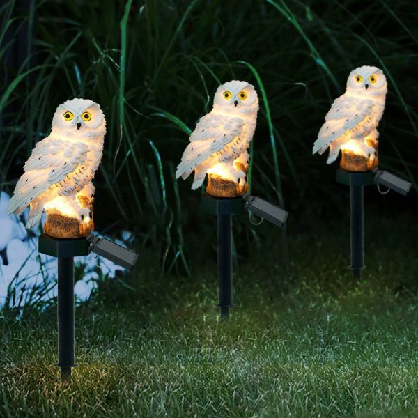 Decorative Resin Owl LED Light