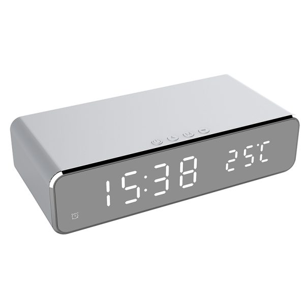 Digital Alarm Clock-Phone Wireless Charger