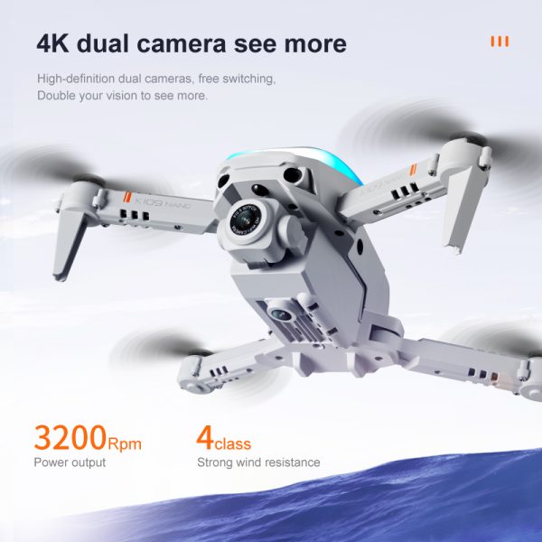 Nano Pocket Drone Camera-Small Drone with Camera Wifi-4K