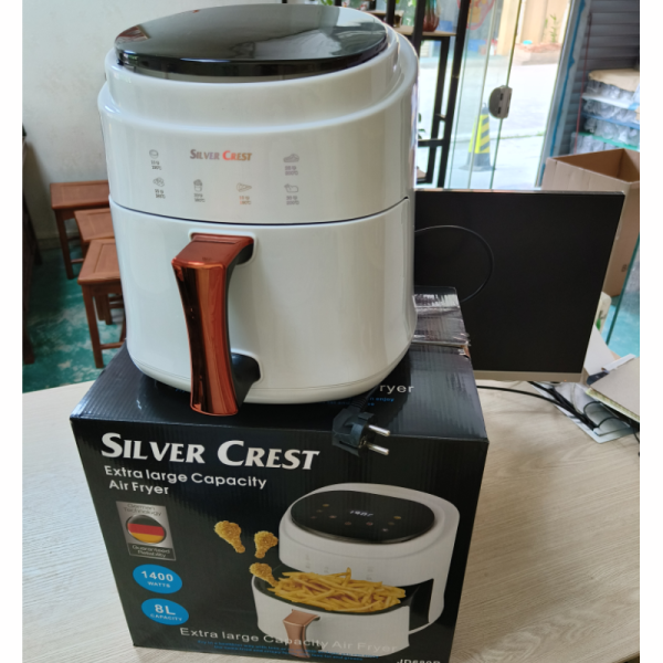 Silver Crest Air Fryer-Electric Deep Fryer-8L 1400W