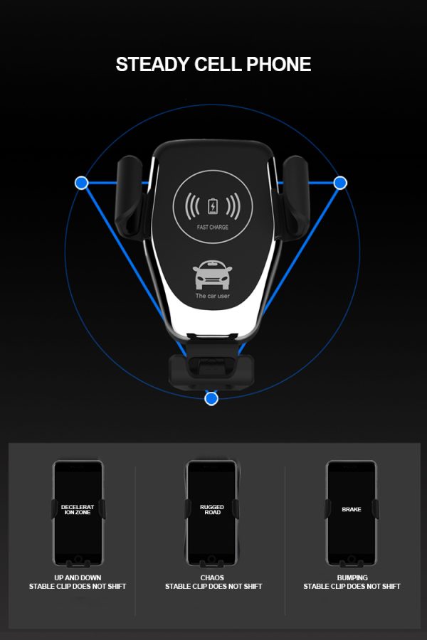 Phone Stand-Wireless Car Charger