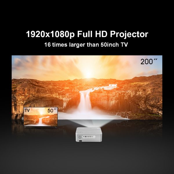 Basic Full HD 1080P Projector-WIFI Hologram LCD Video Projector
