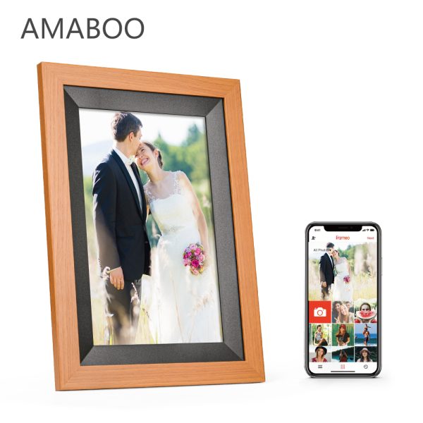 Digital Photo Picture Frames-10.1 Inch Frame With Touch Screen Smart Cloud IPS HD Display 16GB Wifi