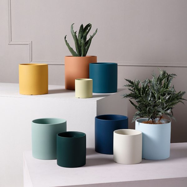 Colorful Ceramic Flowerpot