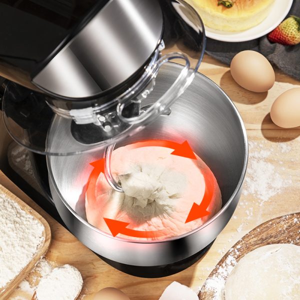 Dough Mixer-3.5l 600W 6 Speed ​​3in1