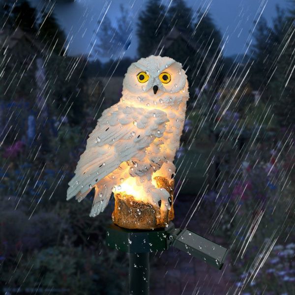 Decorative Resin Owl LED Light