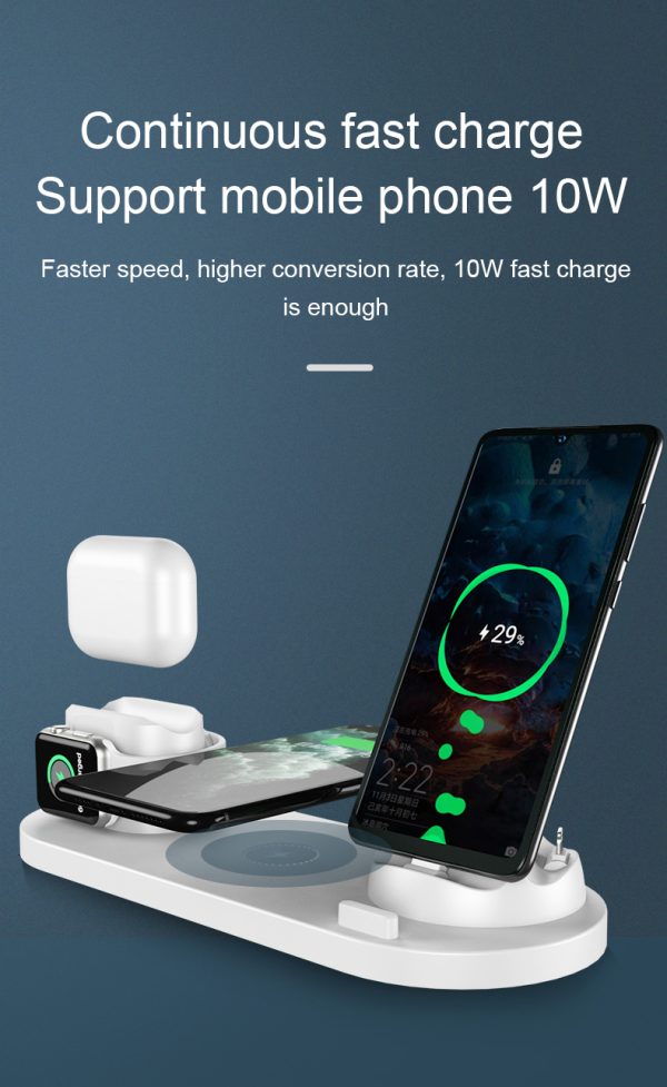 Wireless Charging Stand 6in1